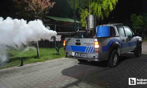 Keçiören Belediyesi haşerelerle ve sineklerle mücadele ediyor
