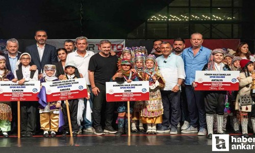 Minikler Türkiye Halk Oyunları Şampiyonası sona erdi