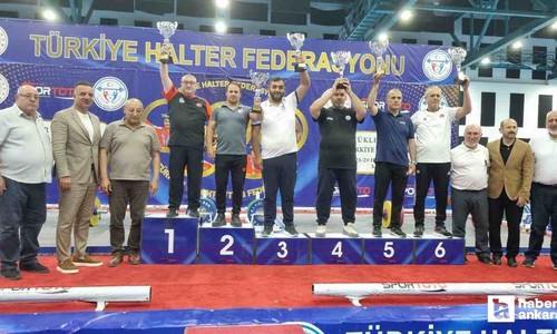 Türkiye Halter Şampiyonası'nda ASKİ Spor şampiyonluğa ambargo koydu