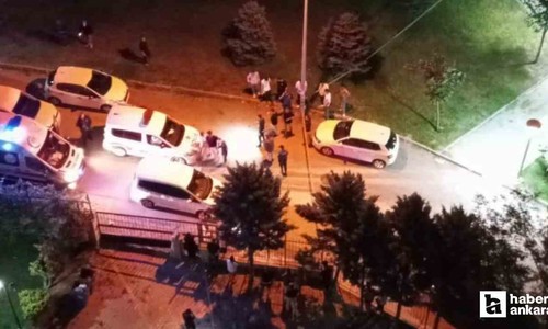 Etimesgut'ta kız isteme kavgasında 1 polis memuru vurularak hayatını kaybetti