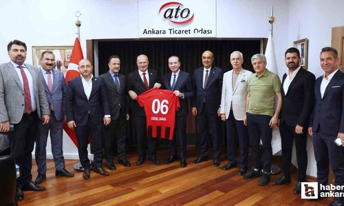 Gençlerbirliği'nden ATO Başkanı Baran'a ziyaret