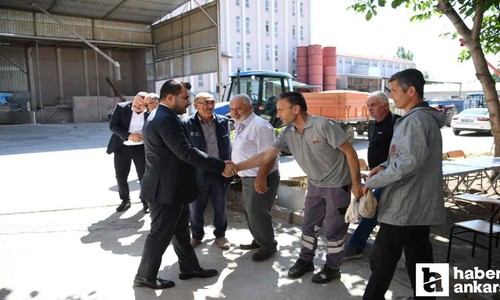 Kahramankazan Belediye Başkanı Çırpanoğlu çiftçileri ziyaret etti