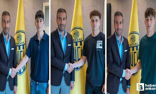 Ankaragücü altyapıdan 3 futbolcuyla profesyonel sözleşme imzaladı