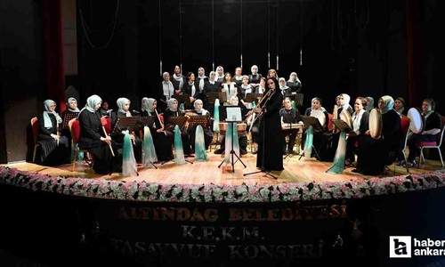 Altındağ Belediyesi'nin tasavvuf konseri dinleyenleri mest etti