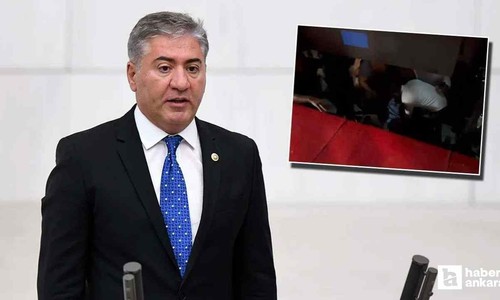 CHP Grup Başkanvekili Murat Emir Adıyaman mitinginde kürsüden düştü