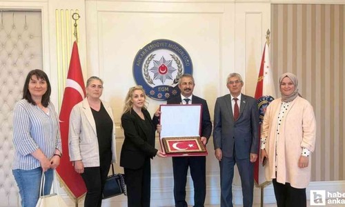 Muhabirler Derneği, Ankara İl Emniyet Müdürü Engin Dinç'i ziyaret etti