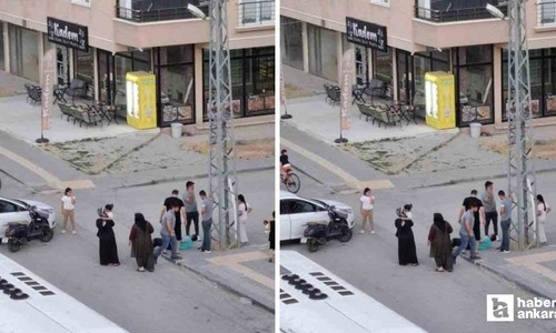 Sincan'da otomobil ve motosiklet çarpıştı 1 kişi yaralandı
