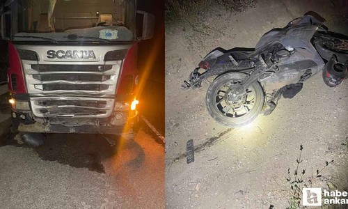 Çubuk'ta çekici ile motosiklet çarpıştı: 1 ölü, 1 ağır yaralı!