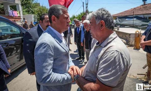 CHP Genel Başkanı Özel'den, Şehit Piyade Teğmen Furkan Sert'in ailesine ziyaret