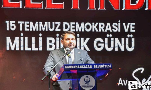 Kahramankazan Belediyesi 15 Temmuz Demokrasi ve Milli Birlik Günü programı düzenledi