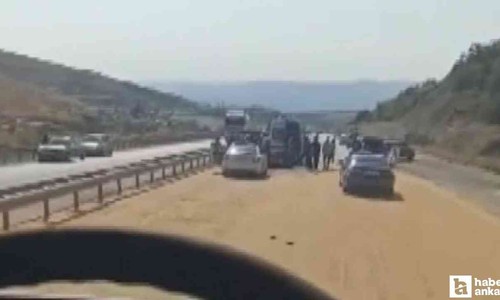 Kalecik'te buğday yüklü traktör devrildi: Sürücü yaralandı