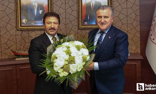 Mehmet Yiğiner'den Bakan Osman Aşkın Bak'a Ankaragücü ziyareti