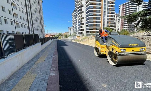 Altındağ Belediyesi asfalt kaplama çalışmalarını sürdürüyor
