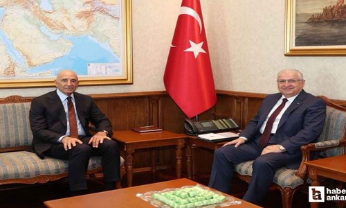 Bakan Güler, ABD'nin Ankara Büyükelçisi Barrack'la görüştü