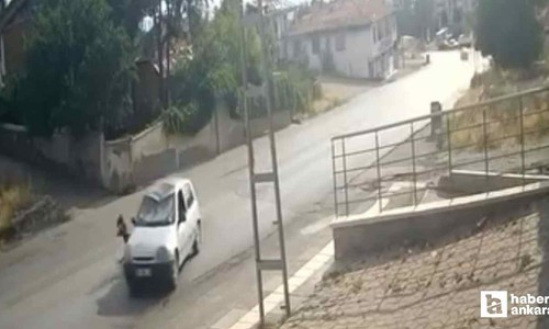 Mamak'ta polisten kaçan aranan şahsa otomobil çarptı