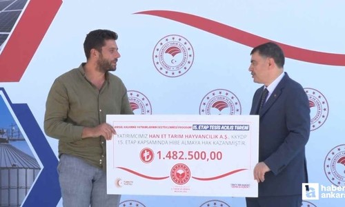 Ankara'da hibe destekleriyle tamamlanan tesisler için açılış töreni yapıldı