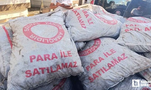 Beypazarı'nda ihtiyaç sahiplerine kömür yardımı dağıtılıyor
