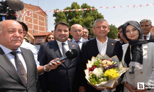 Kahramankazan Belediyesi, CHP Genel Başkanı Özgür Özel'i konuk etti