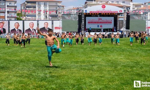 Keçiören Belediyesi'nin 2. Taha Akgül Karakucak Güreşleri yoğun ilgi gördü