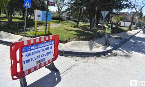 ABB, 22 farklı noktada kaldırım, bariyer ve bordür yenileme çalışmaları gerçekleştiriyor