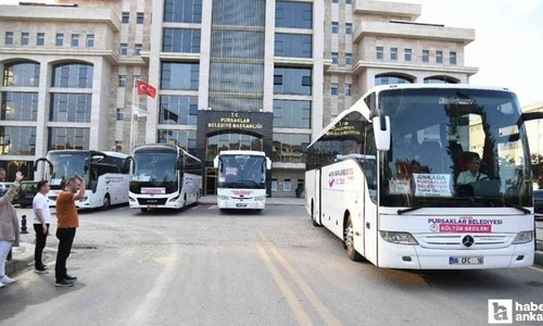 Pursaklar Belediyesi kültür gezilerinde ilk kafilesini yolcu etti