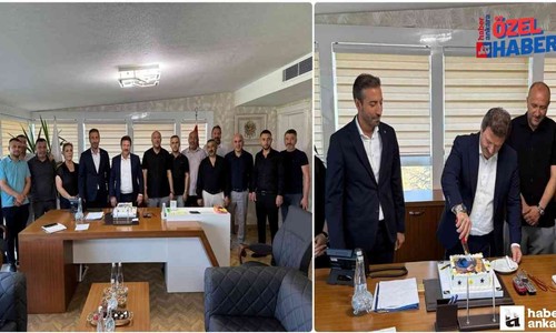 Ankaragücü yönetiminden Mehmet Yiğiner’e kutlama!