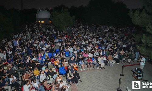 Başkent'te meteor yağmurunu izlemek isteyen Ankaralılar rasathanede buluştu