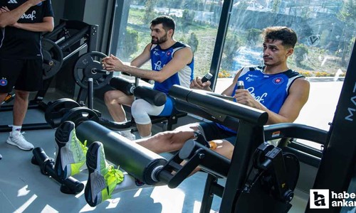 Halkbank, Bolu kampına ağırlık antrenmanı ile başladı