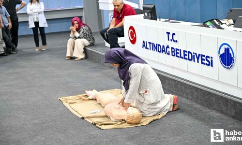 Altındağ Belediyesi'nden afet ve acil durumlara hazırlık!