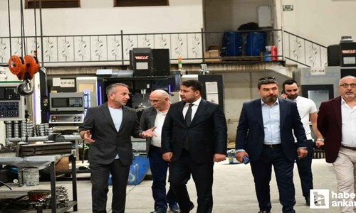 Kahramankazan Belediye Başkanı Çırpanoğlu, sanayici esnafını ziyaret etti
