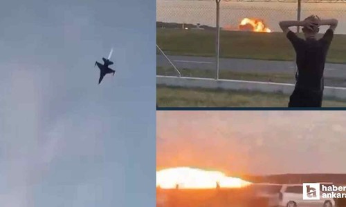 Polonya'da gösteriye hazırlanan savaş uçağı düştü