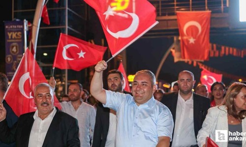 Keçiören Belediyesi'nin Zafer Bayramı etkinliklerinde milli coşku yaşandı
