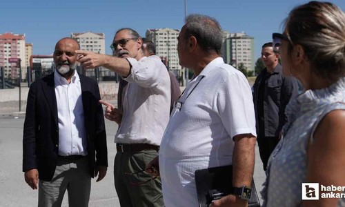 Erdal Beşikcioğlu, Etimesgut Belediyesi'nin çalışmalarını sahada inceliyor