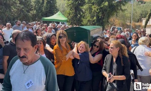 Ankara'da kızının gözü önünde öldürülen kadın toprağa verildi