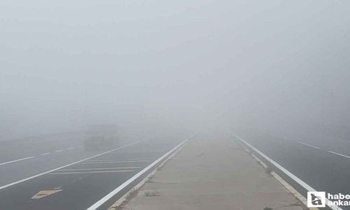 Bolu Dağı'nda sağanak yağış ve sis etkili oluyor