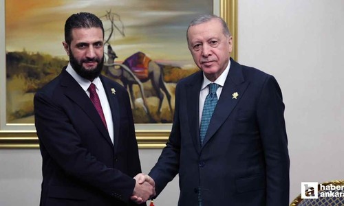 Cumhurbaşkanı Erdoğan ile Ahmed Şara görüşmesinde SDG vurgusu