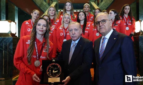 Cumhurbaşkanı Erdoğan, Filenin Sultanları'nı kabul etti