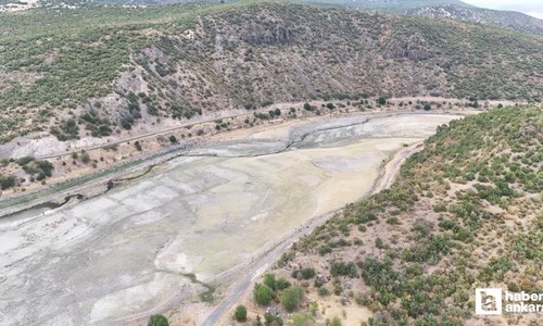 Kızılcahamam'da Doğanözü Barajı'nın son durumu alarm veriyor