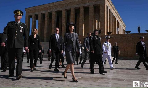 Japonya Altes Prensesi Akiko'dan Anıtkabir'e anlamlı ziyaret