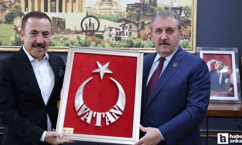 Mustafa Destici'den AHİD Genel Başkanı Hilmi Yaman'a ziyaret!