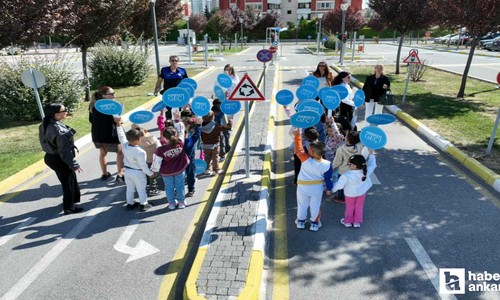 Etimesgut Belediyesi'nden Eryaman Trafik Eğitim Parkı'nda Avrupa Hareketlilik Haftası etkinliği