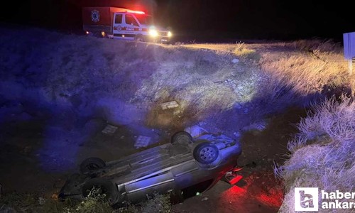 Çorum'da feci kaza: Otomobil köprüden uçtu 1'i ağır 2 kişi yaralandı