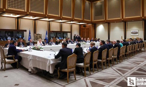 Cumhurbaşkanı Yardımcısı Yılmaz, AB üyesi ülkelerin büyükelçileri ile buluştu