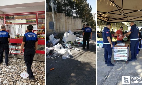 Etimesgut Belediyesi Zabıta Müdürlüğü ekipleri denetimlerini sürdürüyor