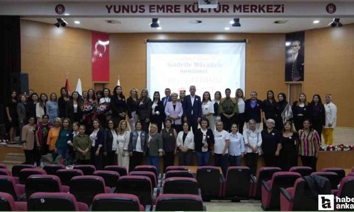 Keçiören Belediyesi, kadına yönelik şiddete ilişkin farkındalık semineri verdi