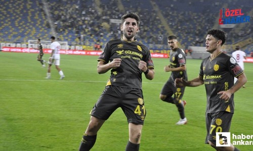 Ankaragücü’nde Mervan Yusuf Yiğit golle döndü