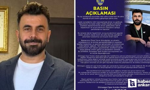 Ahmet Turgut: Etimesgut Spor bir ilçenin gururu ve ortak değeridir