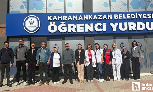 Kahramankazan Belediyesi öğrenci yurdunda kuduz riskine karşı bilgilendirme toplantısı yapıldı