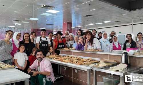 Etimesgut Belediyesi'nden festival kapsamında Dünya İçin Ekmek atölyesi