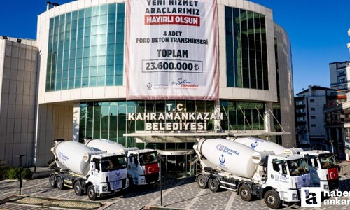 Kahramankazan Belediyesi, KazanBel beton araç filosunu güçlendirdi